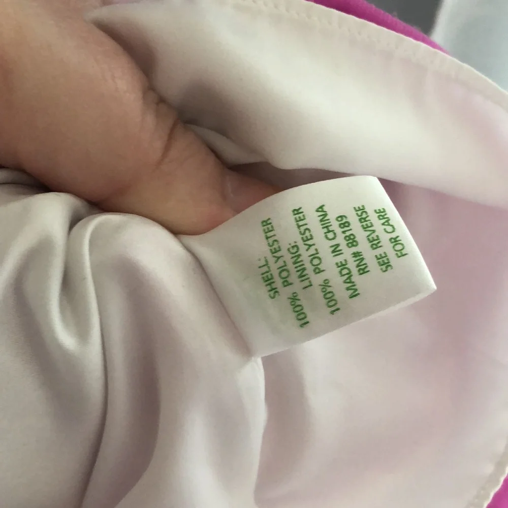 Lilly Pulitzer Pink and White Dress Size 14 - Picture 4 of 6